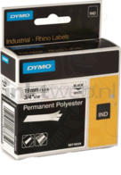 Dymo S0718220 zwart op wit breedte 19 mm