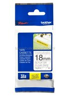 Brother TZE-S141 Sterk klevend zwart op transparant breedte 18 mm