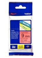Brother TZE-421 zwart op rood breedte 9 mm