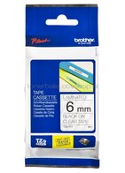 Brother TZE-111 zwart op transparant breedte 9 mm