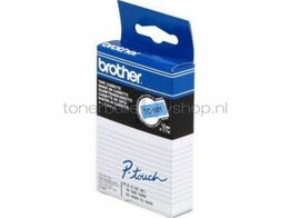 Brother TC-501 zwart op blauw breedte 12 mm