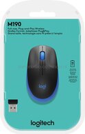 Logitech Muis M190 Wireless blauw