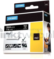 Dymo 1805432 wit op zwart breedte 24 mm