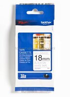 Brother TZE-N241 zwart op wit breedte 18 mm