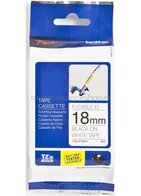 Brother TZE-FX241 flexible tape zwart op wit breedte 18 mm