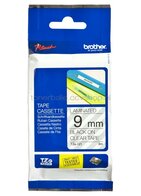 Brother TZE-121 zwart op transparant breedte 9 mm