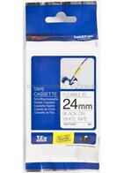 Brother TZE-FX251 flexible tape zwart op wit breedte 24 mm