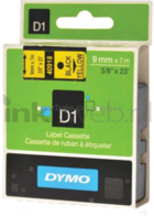 Dymo 40918 zwart op geel breedte 9 mm