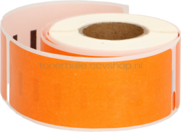 FLWR Dymo 99010 89 mm x 28 mm  oranje