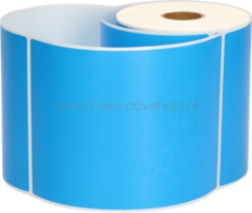 FLWR Zebra verzendetiketten 102 mm x 150 mm  blauw