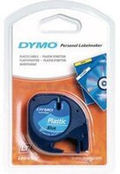 Dymo 91205/S0721650 zwart op blauw breedte 12 mm