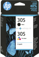 HP 305 Multipack zwart en kleur