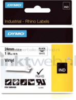 Dymo 1805430 zwart op wit breedte 24 mm