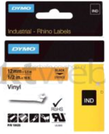 Dymo S0718490 zwart op oranje breedte 12 mm