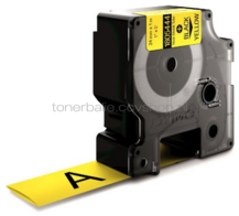 Dymo Krimpkous zwart op geel breedte 24 mm