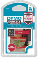 Dymo 1978366 wit op rood breedte 12 mm