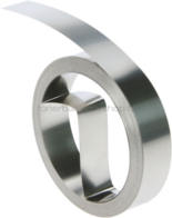 Dymo Niet klevende roestvrij staal  op zilver breedte 12 mm