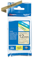 Brother TZE-MPGG31 zwart op goud breedte 12 mm