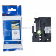 Brother FLE-2511 flag tape zwart op wit breedte