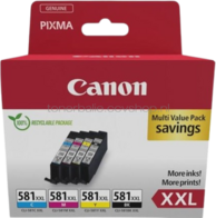 Canon CLI-581XXL 4-pack zwart en kleur