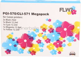 FLWR Canon PGI-570 / CLI-571 Megapack